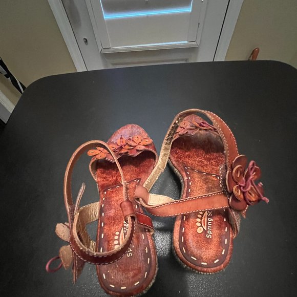 Spring Step size 37 tan sandal - Picture 10 of 12